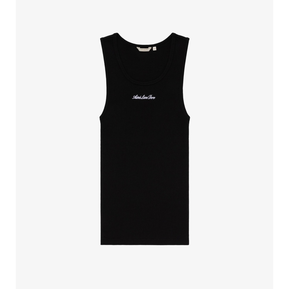 Aimé Leon Dore Script Embroidery Tank Top - Size L NWT